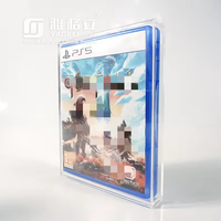 Vente en Gros Boîtier d'Exposition en Acrylique Transparent Personnalisé pour Jeux PlayStation 4 et Protecteur en Acrylique pour Jeux Vidéo PS5