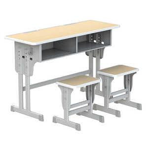 Escritorio y Silla Escolar Modernos con Altura Ajustable, Muebles para <span class=keywords><strong>Aula</strong></span> de Primaria y Secundaria - Product Image 6