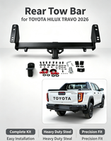 Attelage de remorquage arrière robuste 4x4 pour Toyota Hilux Travo 2026 Pickup, accessoires de remorquage tout-terrain