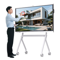 Pizarra Interactiva Inteligente ODM 4K Android OPS para Escuela, Televisor LED UHD 4K de 75 Pulgadas, Monitor de PC con Pantalla LCD