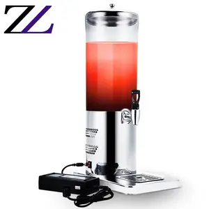 Banquet catering items electric liquor shot chiller hot and cold coffee chocolate acrylic corolla juice drinks dispenser plastic
