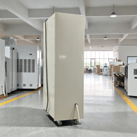 Déshumidificateur industriel commercial 240L/D, machine de déshumidification d'air à haute capacité, sur pied, pour entrepôt, sous-sol