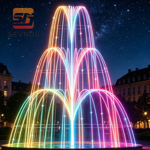 Sculpture <span class=keywords><strong>lumineuse</strong></span> de fontaine à changement de couleur RVB, lumière <span class=keywords><strong>LED</strong></span> étanche pour la décoration de Noël, de parcs et de rues commerciales - Product Image 3