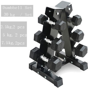 Fabrik benutzer definierte Logo Home Gym beschichtete Hand gewichte Kraft training Hex Hantel-Sets - Product Image 4