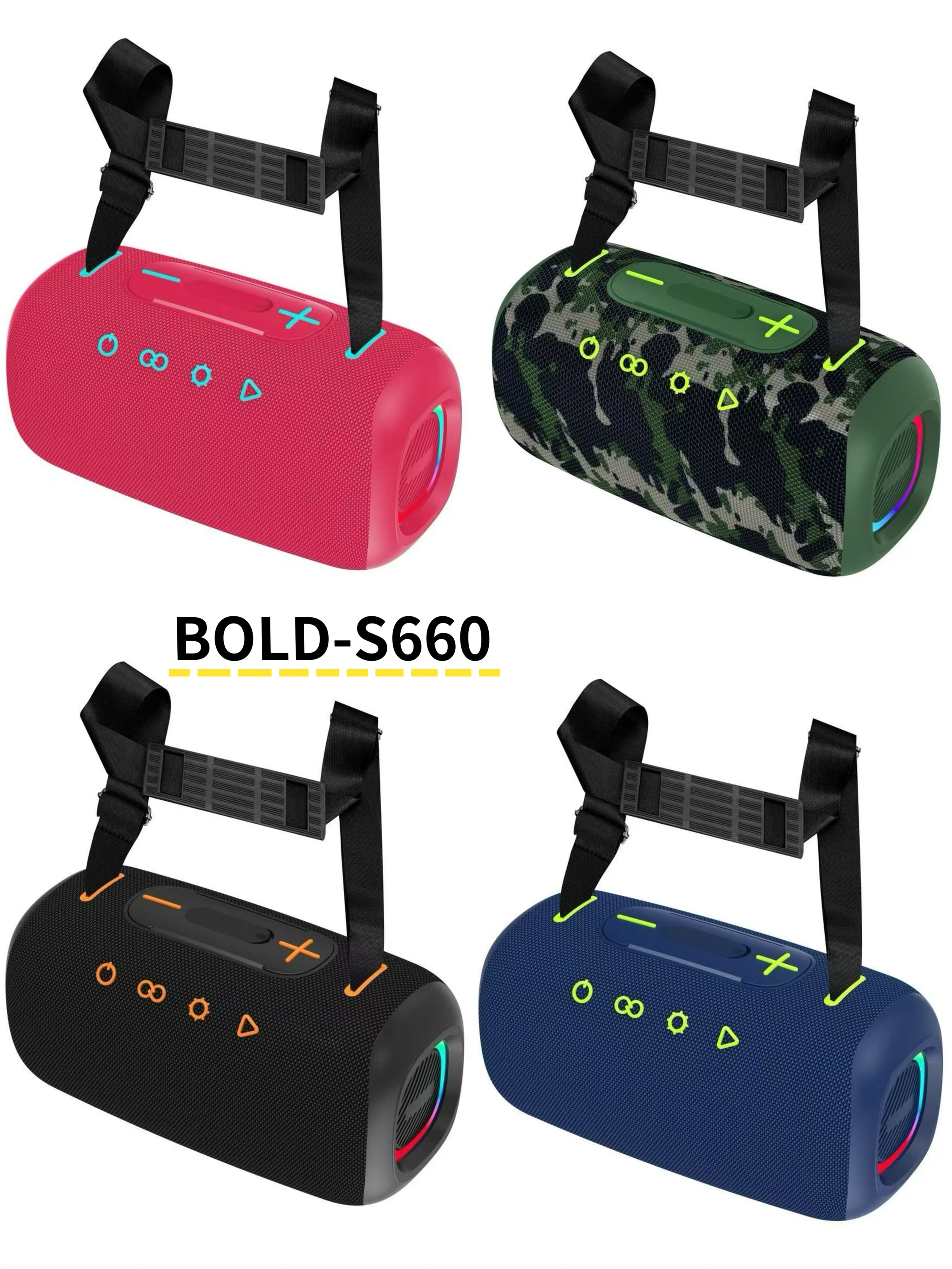 50W Portable Bluetooth Speaker, IPX6 Waterproof Wireless Speaker with RGB Light, Bold Sound, TWS Pairing · image 5