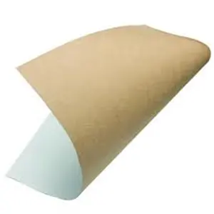 顶级抗拉强度原始纸浆80gsm 100gsm漂白白色工艺纸卷轴/白色顶级牛皮纸衬垫
