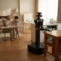 Robot IA bipèdés à double bras programmable pour la production électronique et l'éducation des services à domicile