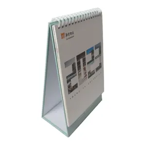 Table Calendar printing factory promotional gifts Customize Lay Flat Affordable desk Stand Desktop Calendar Original Printing