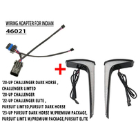 Phare avant LED pour moto, installation Plug-N-Play, éclairage de carénage avant, Indian Challenger Pursuit Dark Horse, pack Premium, clignotants