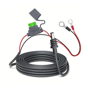 Câble d'alimentation pour véhicule 12V 24V avec fusible, borne de batterie de type O, prise étanche, câble d'extension - Product Image 3