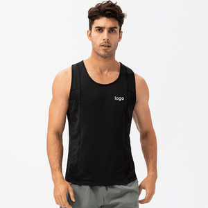 OEM Custom Bodybuilding Fitness Sports Vest Sleeveless T Shirt Stringer Training Muscle <b>Running</b> <b>Singlet</b> For Men - Product Image 1