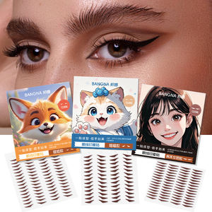 Stiker <span class=keywords><strong>Eyeliner</strong></span> Tahan Lama, Ringan, Tahan Air, Label Pribadi yang Dapat Disesuaikan, Warna Hitam dan Cokelat untuk Riasan Mata - Product Image 3