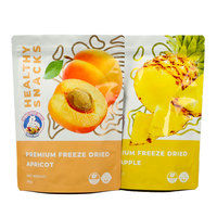Op maat gemaakte logo food grade staande zipzak voor verpakkingsdoeleinden van gevriesdroogd fruit