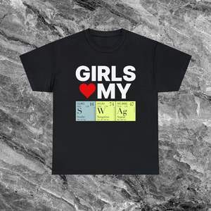 Las chicas adoran mi camiseta de ciencia y química, camiseta divertida con memes, camiseta con diseño de meme, embarazosa, inapropada - Product Image 1