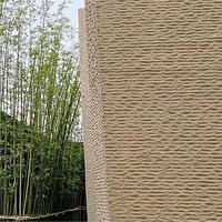 Panneau mural en pierre flexible ignifuge léger au design moderne pour intérieur/extérieur avec argile et poudre de pierre naturelle