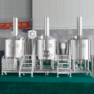 Usine de fabrication de bière rentable 1000L 10HL 1000 litres Brasserie de bière commerciale Kit de microbrasserie Projet clé en main - Product Image 3