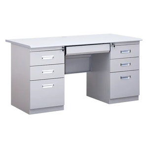 <span class=keywords><strong>Escritorio</strong></span> Moderno <span class=keywords><strong>para</strong></span> Portátil <span class=keywords><strong>Pequeño</strong></span> con 6 Cajones, Mesa de Hierro <span class=keywords><strong>para</strong></span> Oficina en Casa, Muebles Fabricados <span class=keywords><strong>para</strong></span> Edificios Escolares - Product Image 2