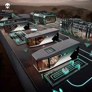 Maison préfabriquée, hôtel, <span class=keywords><strong>construction</strong></span>, bâtiment moderne de luxe, portable, maisons minuscules - Product Image 1