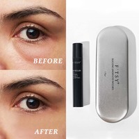 Applicateur de bille roulante en acier sous les yeux et ensemble de soins Masque pour les yeux Coussinets en silicone écologique Patch réutilisable pour les yeux