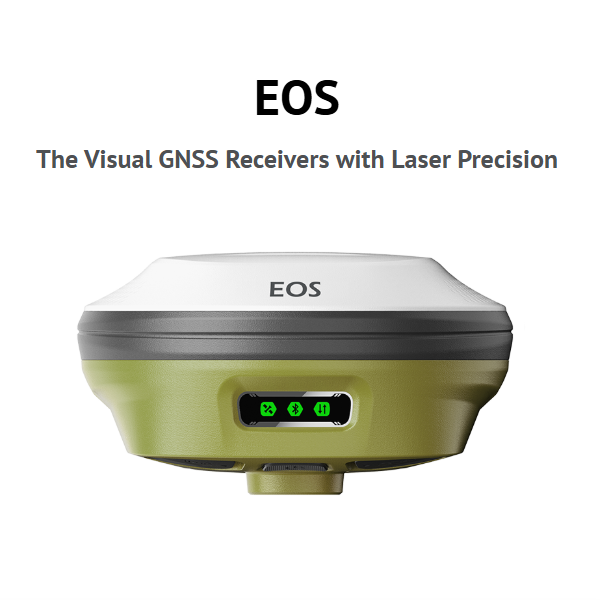 High Precision 1408-Channel IP67 Rated EOS Model Video Measurement GNSS RTK Receiver for Land Surveying Instruments