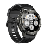 2024 Unisex Sport Smartwatch 1,39 Zoll Großes Display Schlaf-Fitness-Tracker Outdoor-Taschenlampe IP68 Wasserdicht Silikon-Legierung Kalender