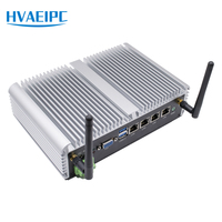 Nueva PC de Escritorio Industrial sin Ventilador HW B300, SSD de 1 TB, 4 Puertos LAN Gigabit, 6 Puertos COM, DDR3, Intel Core I3/I5/I7 de 4ª-5ª Generación, RS485, Potente