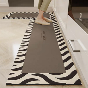 Tapis de sol en diatomite absorbant l'eau séchage rapide antidérapant résistant à la boue essuyer propre tapis de salon - Product Image 3
