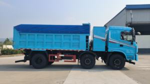 รถบรรทุกพลังงานใหม่ 25 ตัน ราคาประหยัด รถบรรทุกไฟฟ้าล้วนกำลังสูง EV 6x2 รถดัมพ์ไฟฟ้าสำหรับการค้า - Product Image 5