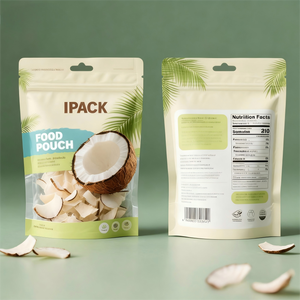 Bán Buôn Biểu Tượng Tùy Chỉnh In Khô Bao Bì Thực Phẩm Túi Dây Kéo Đứng lên Pouch Matte Tái Sử Dụng Snack Trái Cây Sấy Khô Gói Pouch - Product Image 3