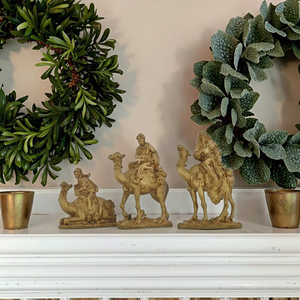 Fait à la main 3D Intérieur Maison Décor De Noël Nativité Trois Rois Catholique Figurines Religieuses Art Cadeau Article Peinture Résine Artisanat - Product Image 4