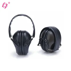 Ear protection muffs protector earmuffs noise cancelling headphones with adjustable snug fit band adapter for shooting range