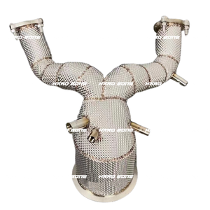 Tuyau inférieur d'échappement Catted de bouclier thermique à <span class=keywords><strong>prix</strong></span> d'usine chinois pour <span class=keywords><strong>Audi</strong></span> S4 <span class=keywords><strong>S5</strong></span> B9 2019 + - Product Image 5