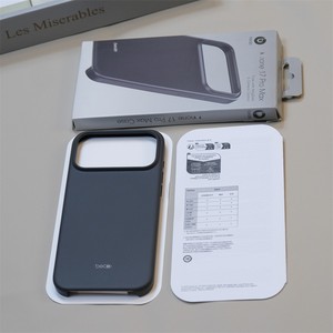 Custodia Magnetica per iPhone 17 Pro Max/16 <span class=keywords><strong>Plus</strong></span>/15 Pro in PC Rigido con Sensazione Pelle al Silicone Liquido Anti-impronta di Alta Qualità - Product Image 3