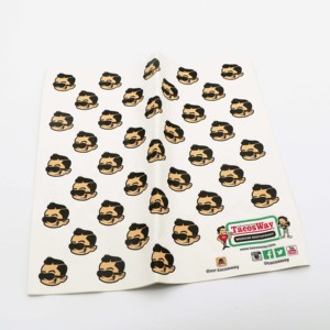 White Kraft <b>Brown</b> Recycled Takeaway <b>Wrapping</b> <b>Paper</b> with Custom Printing - Product Image 2