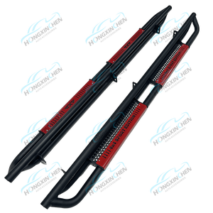 อุปกรณ์เสริมรถยนต์ขับเคลื่อน 4 ล้อ บาร์ข้าง บันไดข้าง รางกันกระแทกเหล็ก สำหรับ Isuzu D-Max Tacoma NP300 ปี 2009-2020 - Product Image 1