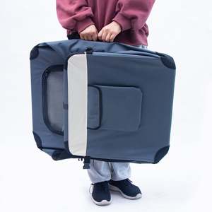 Cage de transport pliable souple pour animaux de compagnie avec fermeture éclair, fournie par l'usine, pour chiens et chats - Product Image 5