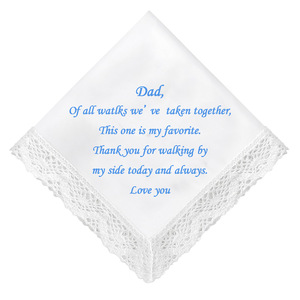 Pañuelos de Encaje Personalizados al por Mayor para Bodas, Pañuelos para la Novia para <span class=keywords><strong>Regalar</strong></span> <span class=keywords><strong>a</strong></span> Mamá, Papá y <span class=keywords><strong>a</strong></span> los Suegros, Regalos con Mensajes de Bendición - Product Image 6