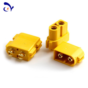 Amass XT60PM Series Yellow Aviation Connector Connecteur mâle femelle à courant élevé pour fil d'alimentation d'avion Série <span class=keywords><strong>XT60</strong></span> - Product Image 6