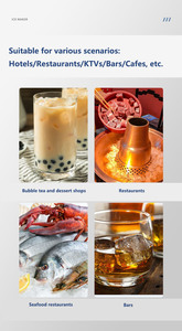 High Efficiency Ice Cube Making Machine Ice Block <b>Maker</b> Machine for <b>Bubble</b> <b>Tea</b> Shop Industrial or Commercia Ice Machine - Product Image 6