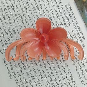 <strong>Colorful</strong> Plumeria <strong>Hair</strong> <strong>Claw</strong> Clip for Women Hawaiian Vacation Plastic <strong>Flower</strong> <strong>Hair</strong> <strong>Claw</strong> - Product Image 5