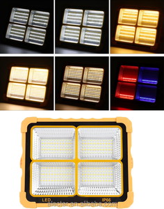 ไฟ LED พลังงานแสงอาทิตย์ 200W 336 LEDs IP66 กันน้ำ 5000mAh ชาร์จใหม่ได้สำหรับการซ่อมแซมรถแคมป์ปิ้งฉุกเฉิน - Product Image 2