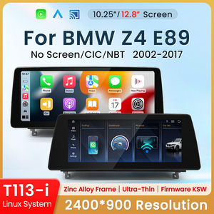 HFmidia 2026 ระบบลินุกซ์ใหม่ หน้าจอบางขนาด 10.25 นิ้ว 12.8 นิ้ว สำหรับ BMW Z4 E85 E86 E89 เครื่องเล่นวิดีโอในรถยนต์แบบไร้สาย CarPlay - Product Image 2