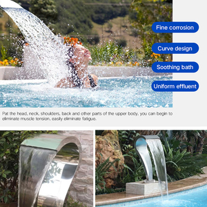 Prix d'usine Cascade de <span class=keywords><strong>piscine</strong></span> SPA en acier inoxydable, rideau d'eau, douche, <span class=keywords><strong>fontaine</strong></span> cascade <span class=keywords><strong>pour</strong></span> <span class=keywords><strong>piscine</strong></span> - Product Image 2