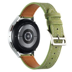 Montre intelligente Watchbnd Mode Femmes Hommes <span class=keywords><strong>Bracelet</strong></span> 20mm <span class=keywords><strong>Bracelet</strong></span> de montre en cuir véritable pour Samsung <span class=keywords><strong>Galaxy</strong></span> <span class=keywords><strong>Watch</strong></span> Band - Product Image 4