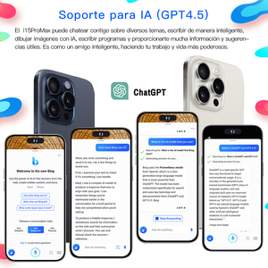 Prix promotionnel, nouveau produit en promotion, I15 ProMAX, téléphone intelligent tout-en-un, 16+1T LTE, écran 120Hz 4K, charge rapide 65W, haut de gamme - Product Image 5