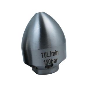 Boquilla de manguera de chorro de drenaje de alta presión para uso doméstico Boquilla de ratón de lavadora de limpieza de agua fría con 1 frontal y 8 trasero - Product Image 4