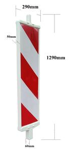 ความสูง1290มม. พร้อมป้ายถนนฐานยางสีดำที่คนเดินเท้าข้าม - Product Image 2