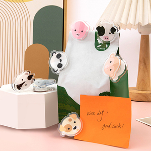 Clip de Papel con Diseño de Animal de Dibujos Animados, Doble Cara, para Sellado de Bolsas, Manualidades de Plástico, Venta al Por Mayor, Personalizable - Product Image 3
