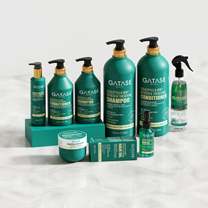 Duo d'huile capillaire rafraîchissante à la menthe et à l'eucalyptus et <span class=keywords><strong>de</strong></span> traitement nourrissant, renforce les racines et réduit la casse, OEM, marque privée, végétalien - Product Image 1