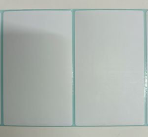 Autocollants en papier thermique à trois épreuves 100*60MM adhésif thermofusible résistant à l'huile d'eau <span class=keywords><strong>pour</strong></span> la logistique liquide gouttes <span class=keywords><strong>pour</strong></span> <span class=keywords><strong>les</strong></span> <span class=keywords><strong>yeux</strong></span> masques chirurgicaux - Product Image 3
